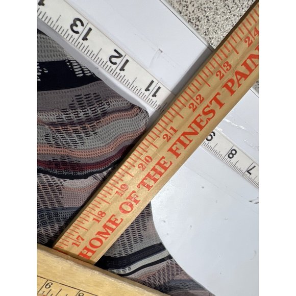 Nic and Zoe Silk Striped Geometric Tank Top Womens S Sleeveless Side Slit Flowy - Picture 5 of 7